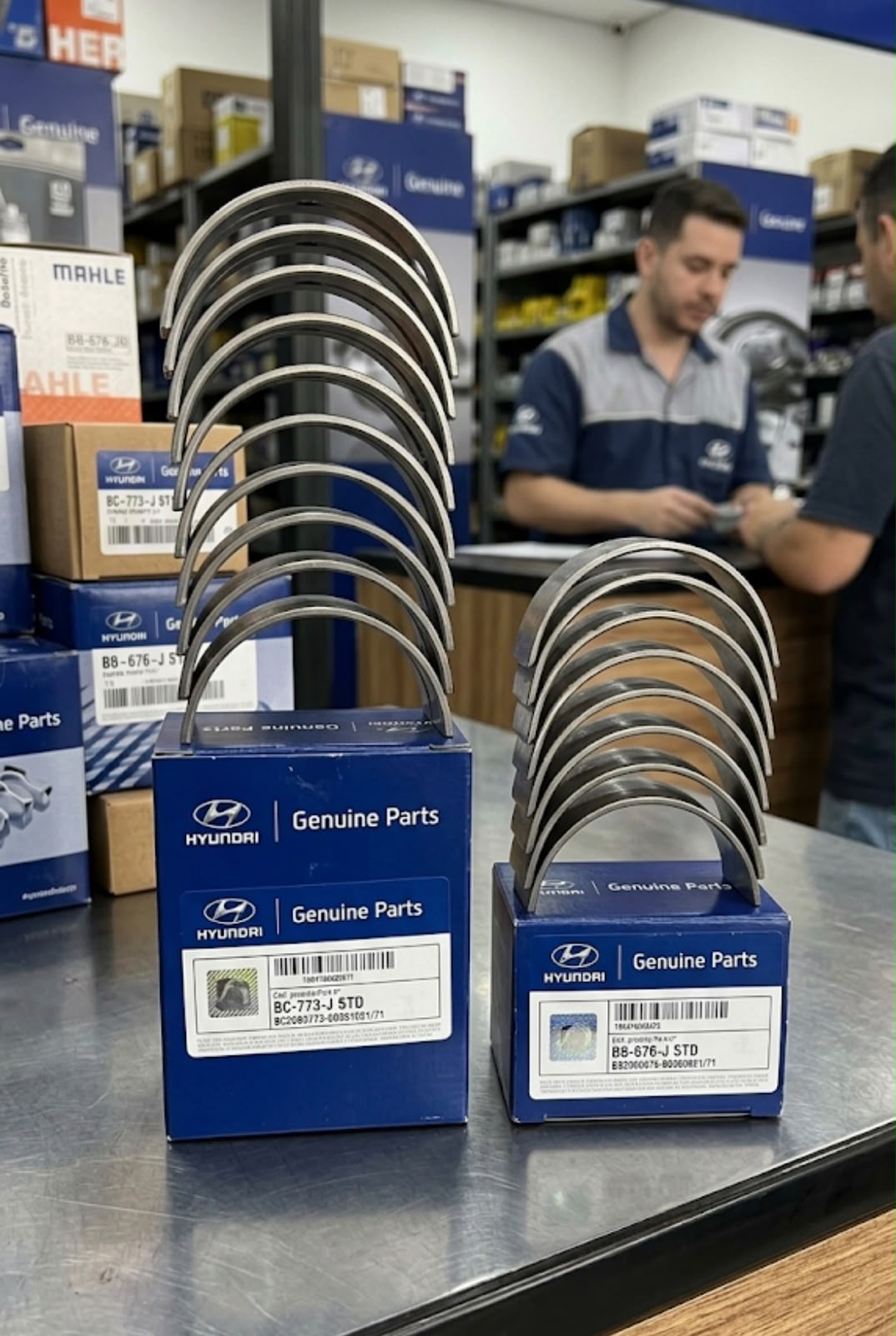Jogos de bronzinas originais Hyundai Genuine Parts